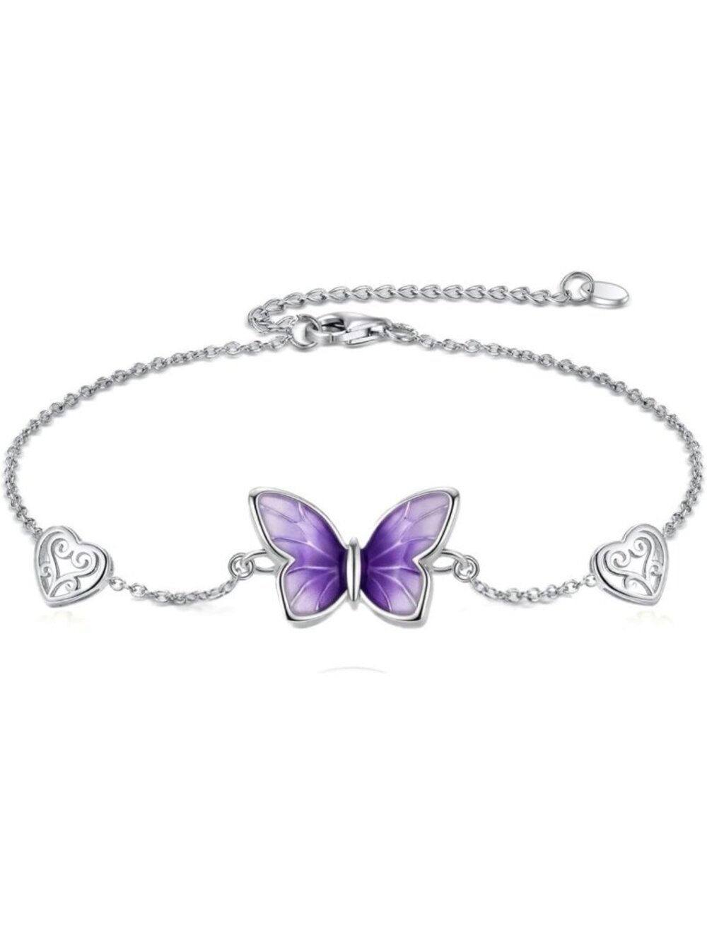 Charming 18K White Gold Animal Bracelet for Women | Cute Animal Jewelry Gift